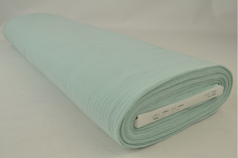 Mousseline (hydrofiel) licht mint, rolweergave