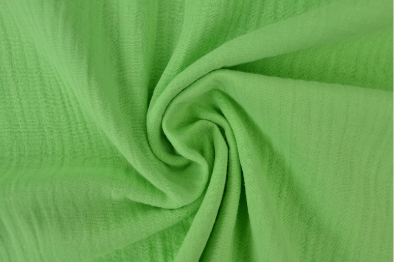 Mousseline (hydrofiel) mint groen