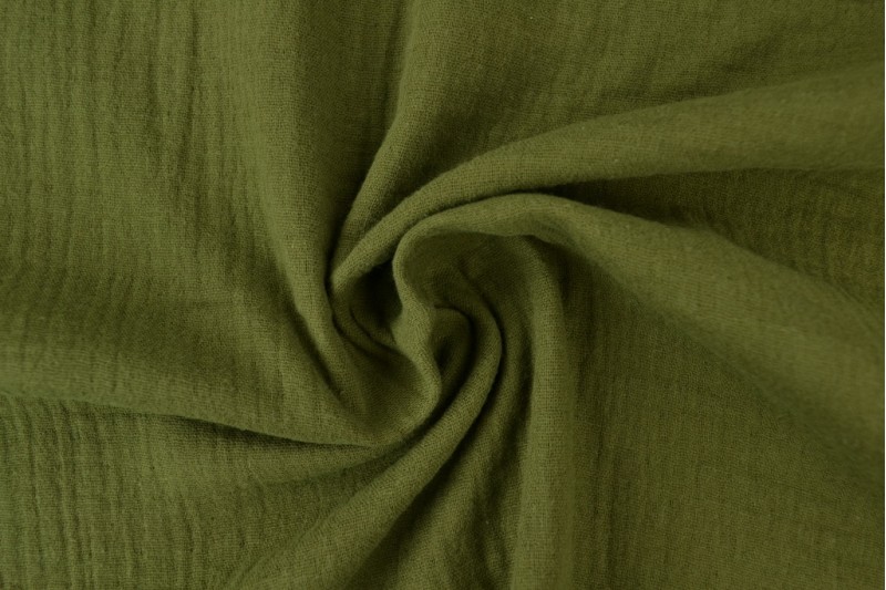 Mousseline (hydrofiel) mosgroen