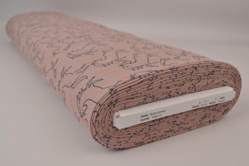 Mousseline print print 11-19, rol