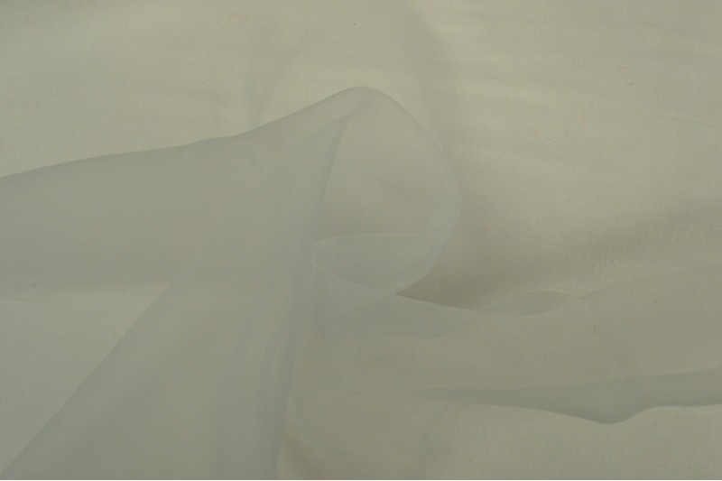 Organza zilvergrijs