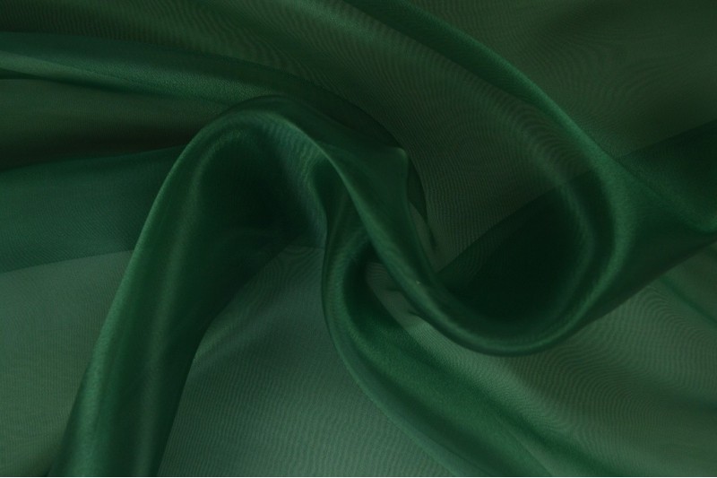 Organza donkergroen