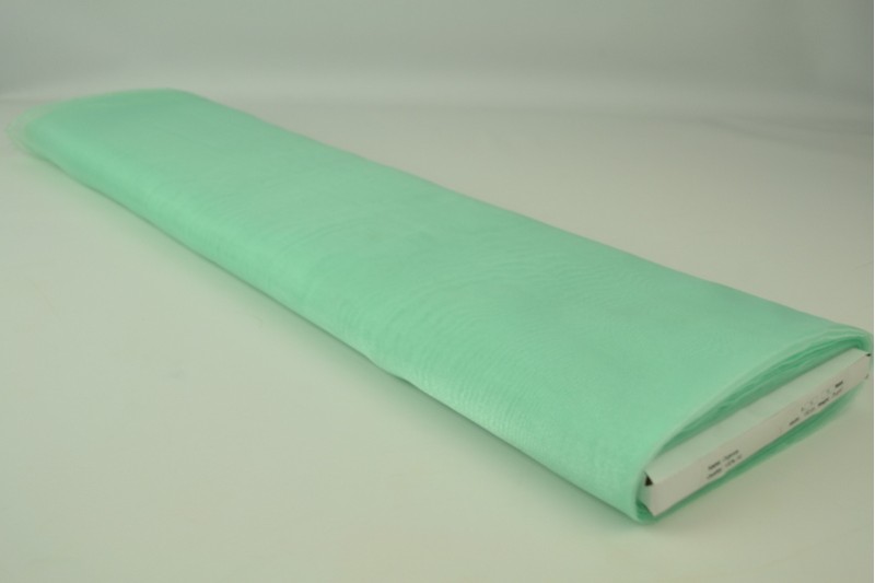 Organza mintgroen, rolweergave
