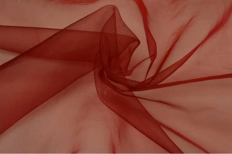 Organza bordeaux rood