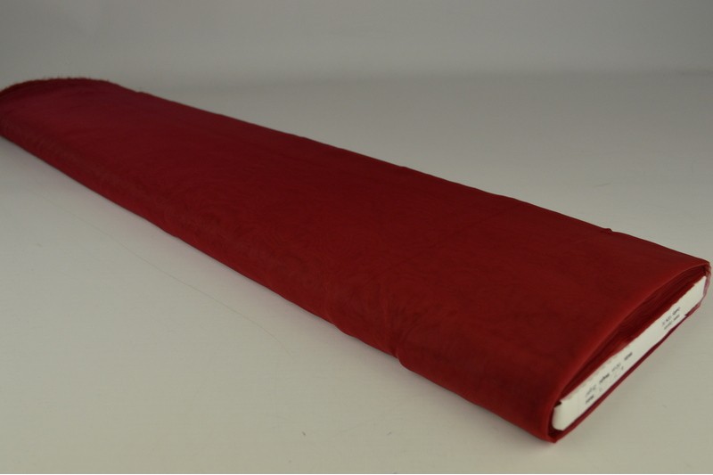 Organza bordeaux rood, rol