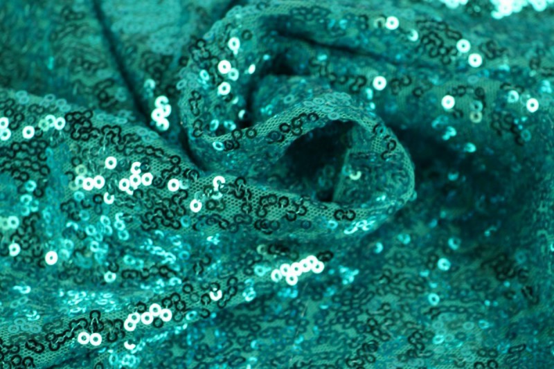 Pailletten klein aqua blauw