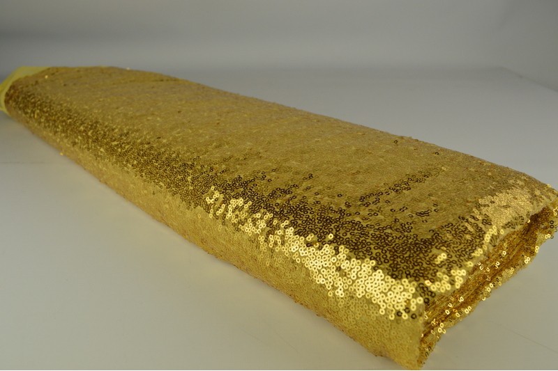 Pailletten klein goud, rolweergave