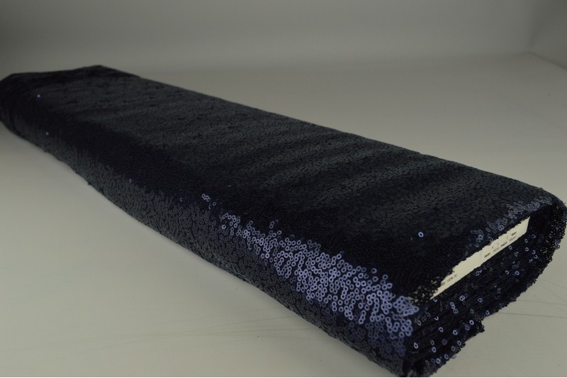 Pailletten klein navy blauw, rolweergave