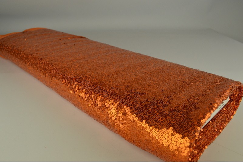Pailletten klein oranje, rolweergave