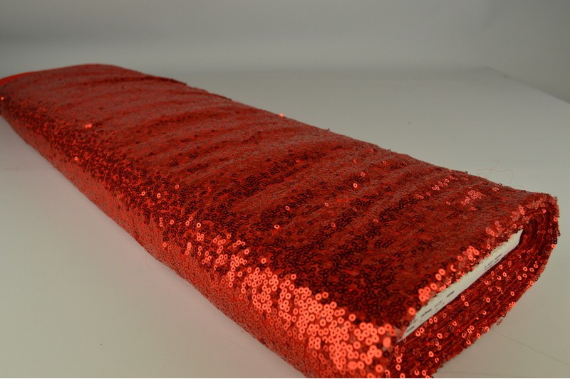 Pailletten klein rood, rolweergave