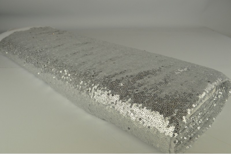 Pailletten klein zilver, rolweergave