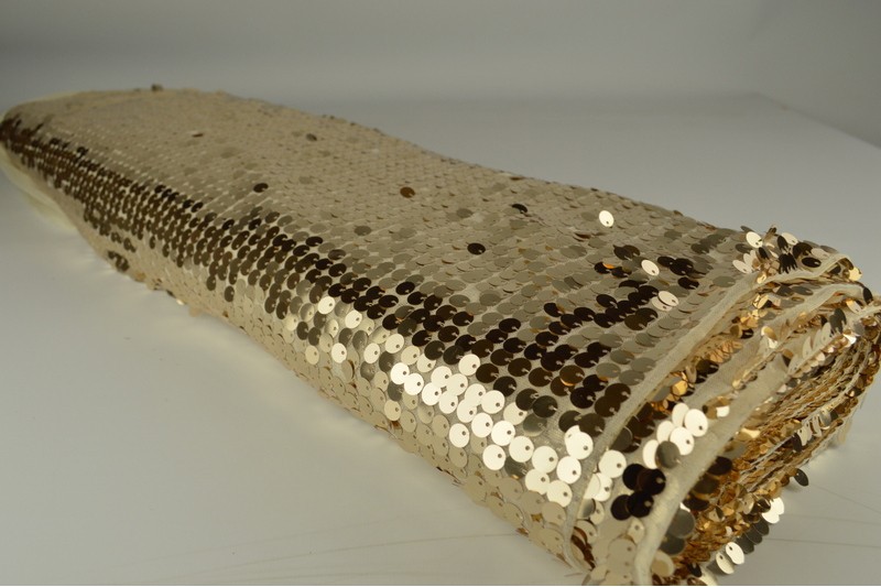 Pailletten XL champagne, rolweergave