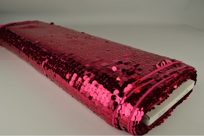 Pailletten XL fuchsia, rolweergave
