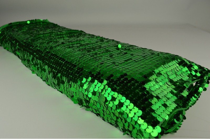 Pailletten XL groen, rolweergave