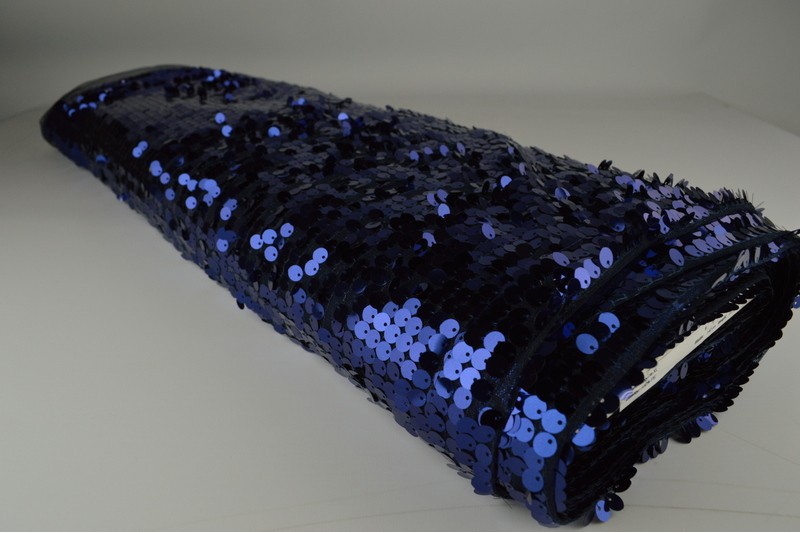 Pailletten XL navy, rolweergave