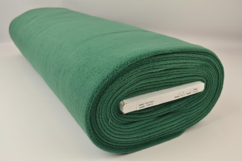 Polar fleece donker groen, rol