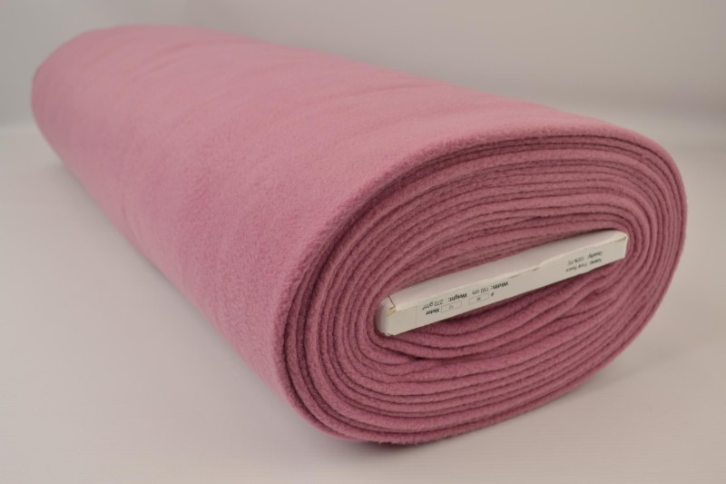 Polar fleece donker oud roze, rol
