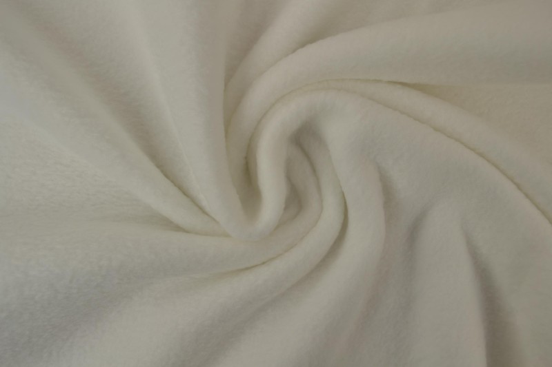 Polar fleece gebroken wit