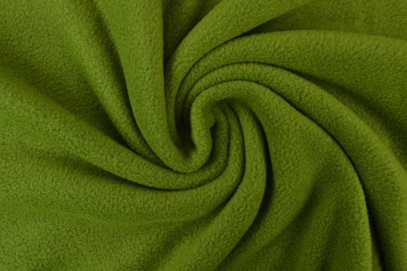 Polar fleece mosgroen