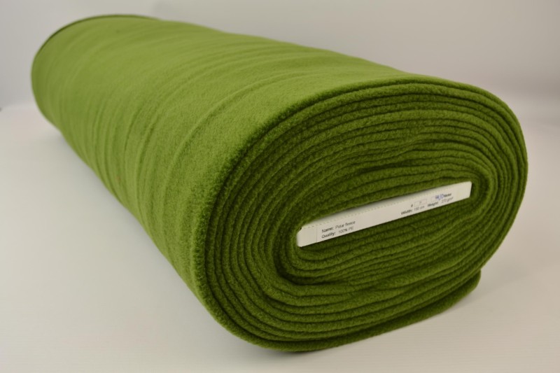 Polar fleece mosgroen, rol
