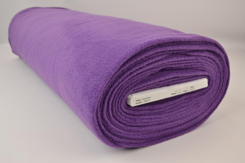 Polar fleece paars, rol