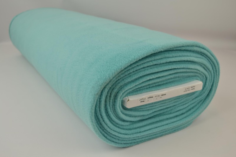 Polar fleece turquoise, rol