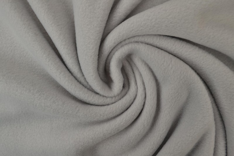Polar fleece zilvergrijs