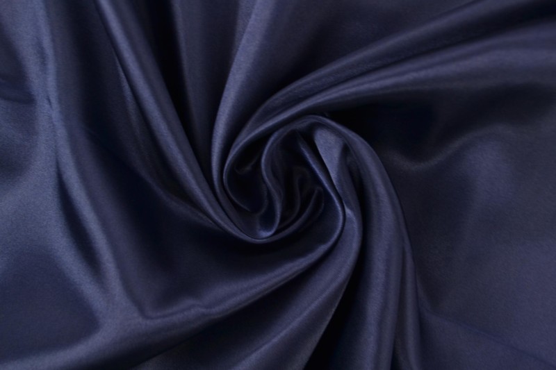 Satijn navy blauw