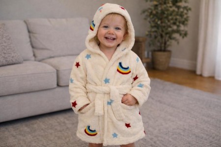 Teddy badstof geborduurd, toepassingsvoorbeeld