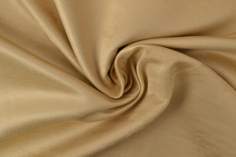 Suedine camel