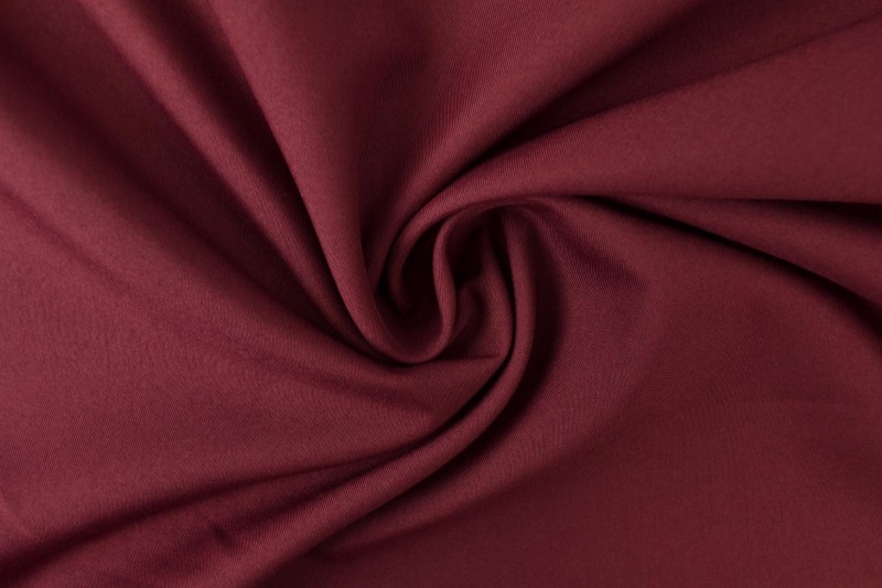 Brandvertragende terlenka 300 cm breed, bordeaux rood