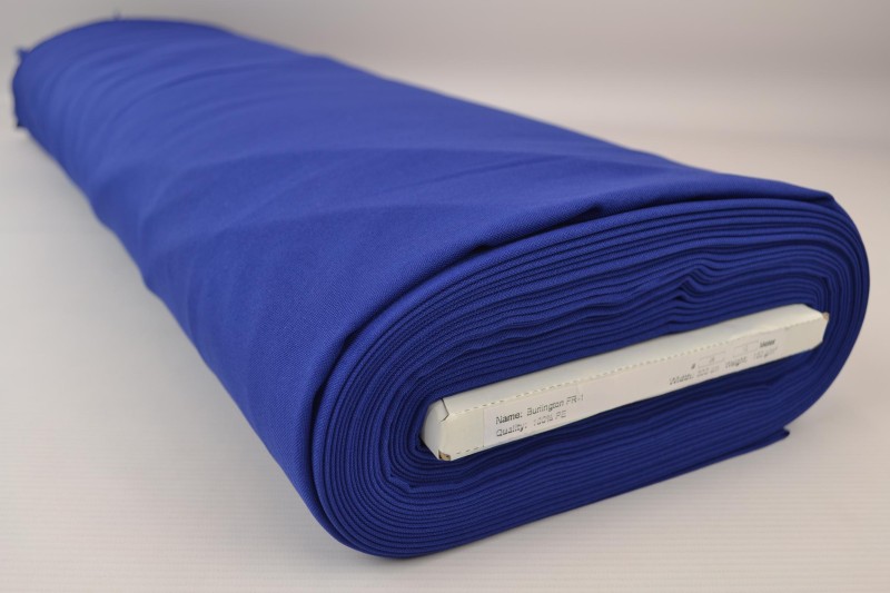 Brandvertragende terlenka 300 cm breed, donkerblauw, rol