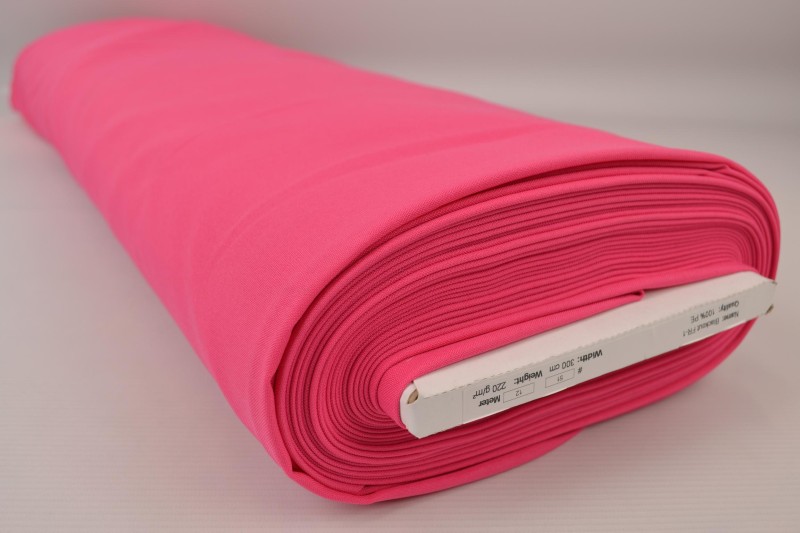 Brandvertragende terlenka 300 cm breed, fuchsia, rol
