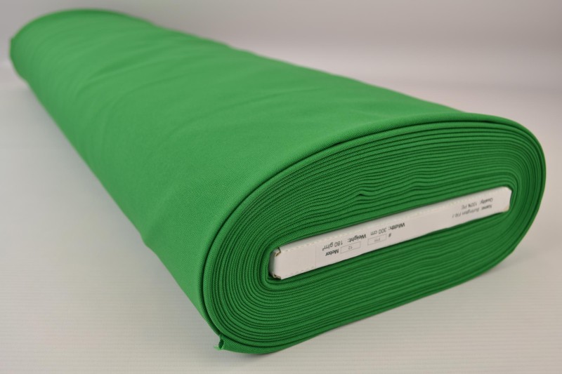 Brandvertragende terlenka 300 cm breed, groen, rol