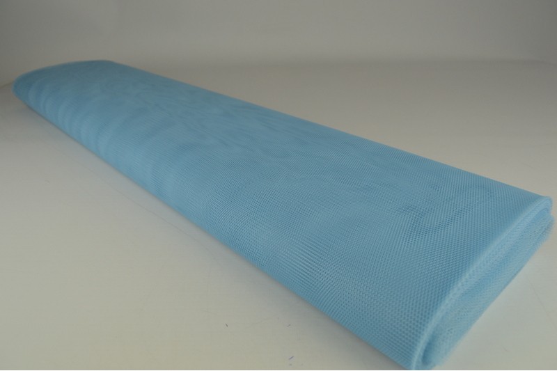 Tule hard baby blauw, rol