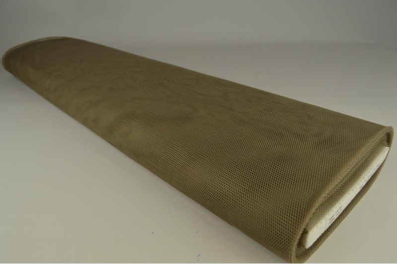 Tule hard taupe, rol