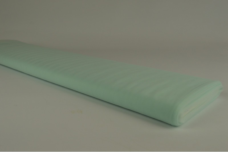 Tule zacht (bruidstule) licht mint, rol
