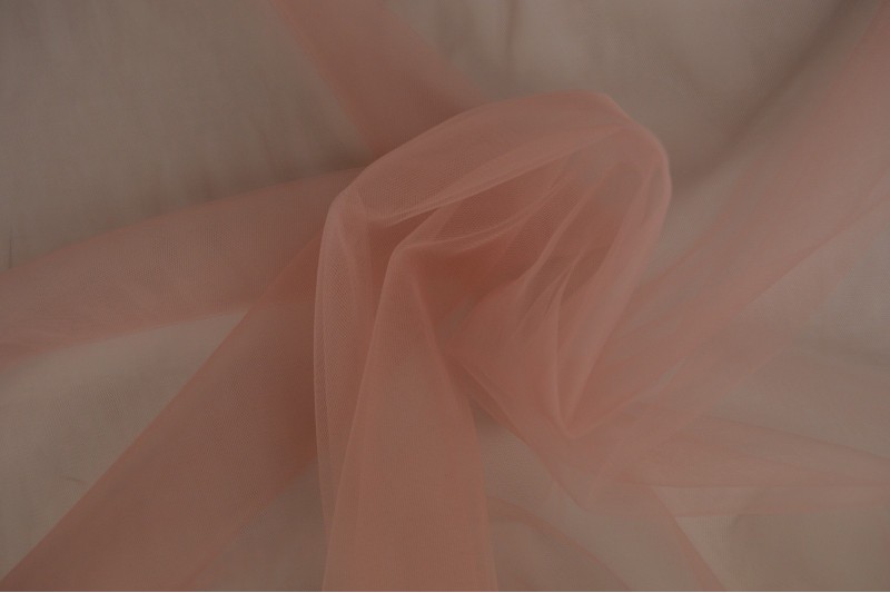 Tule zacht (bruidstule) oud roze (37)