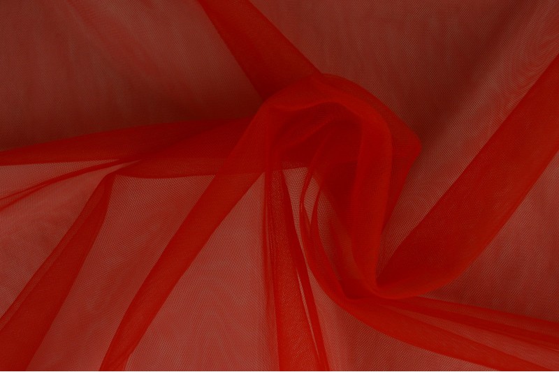 Tule zacht (bruidstule) rood
