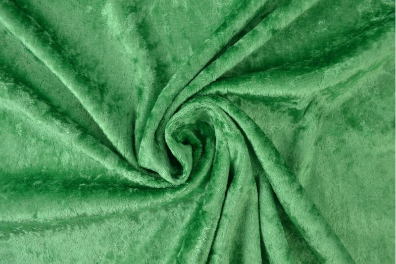 Velours de panne groen