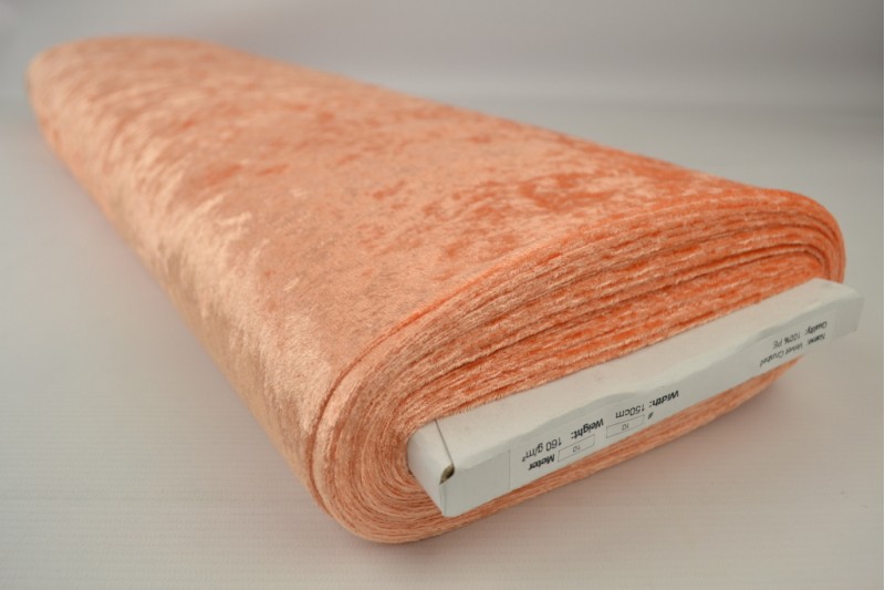 Velours de panne oranje, rol
