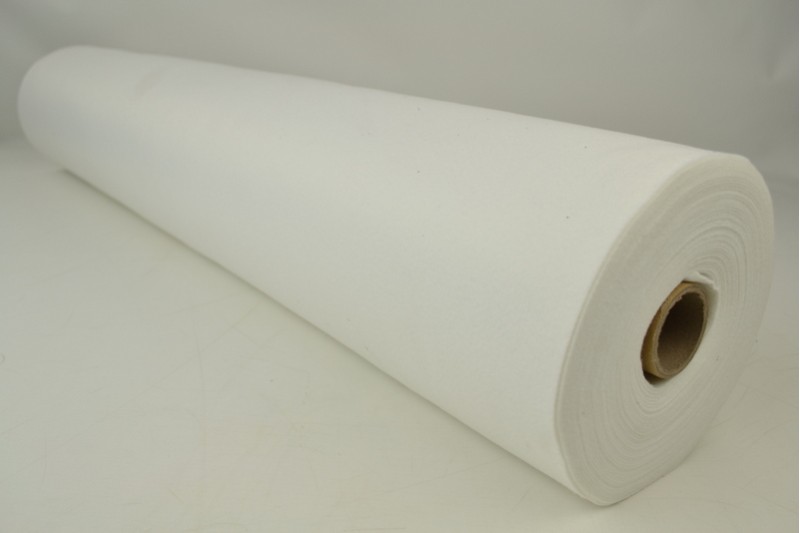 Vilt 1 mm gebroken wit, rol