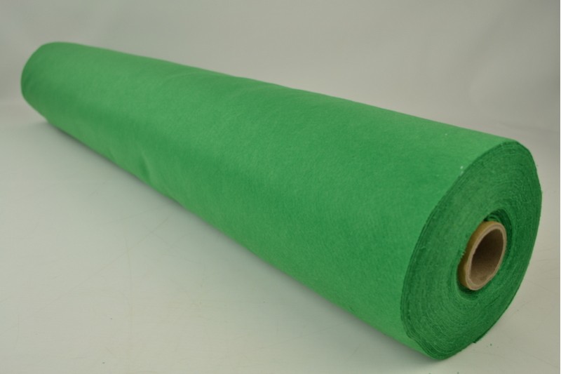 Vilt 1 mm groen, rol