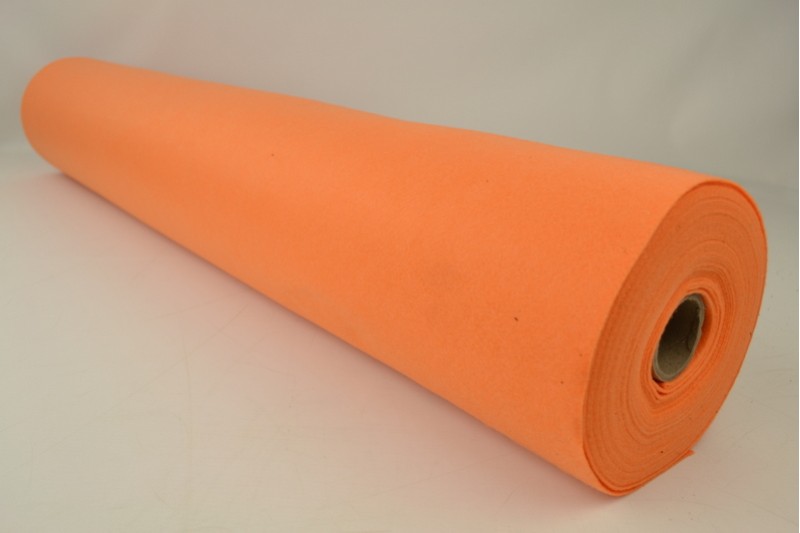 Vilt 1 mm oranje, rol