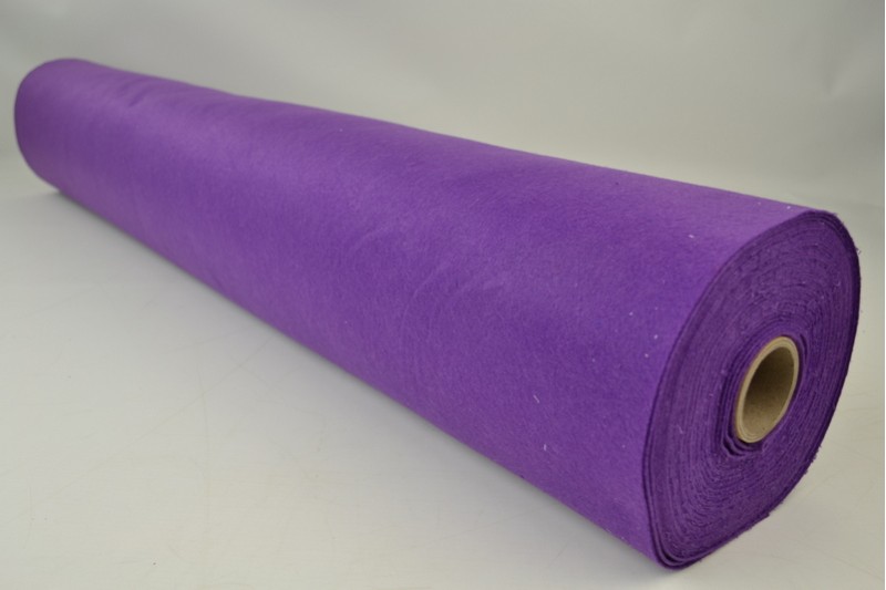 Vilt 1 mm paars, rol