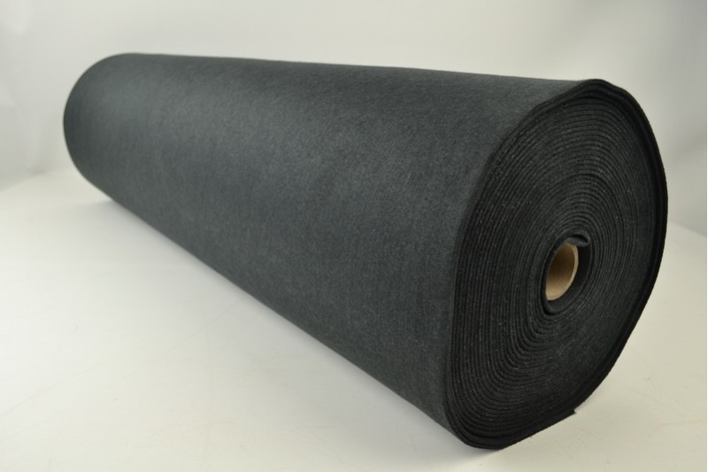 Vilt 3 mm antraciet, rol