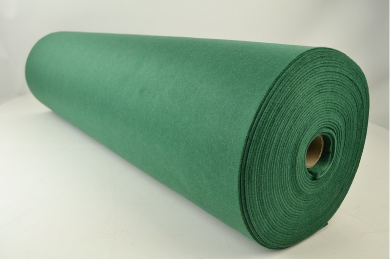 Vilt 3 mm donkergroen, rol
