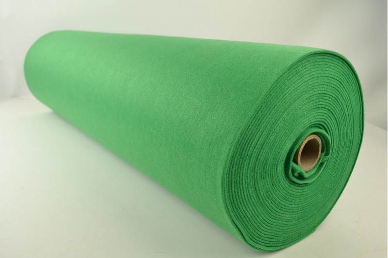 Vilt 3 mm groen, rolweergave