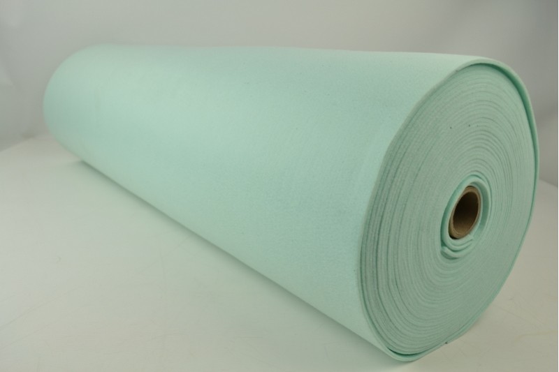 Vilt 3 mm licht mint, rolweergave