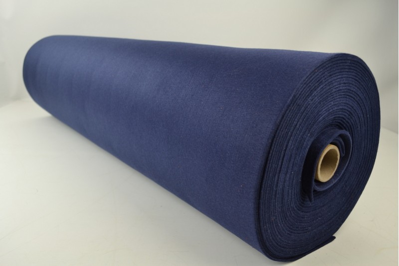 Vilt 3 mm navy, rolweergave
